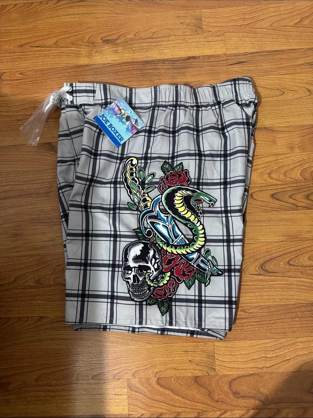 Volcom Plaid Swim Trunks